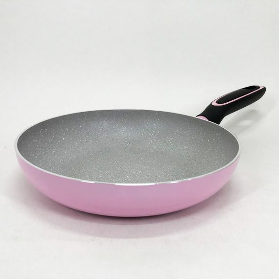 Сковорода Magio MG-1176 з мармуровим антипригарним покриттям 22 см, якісна сковорода | Зображення 7