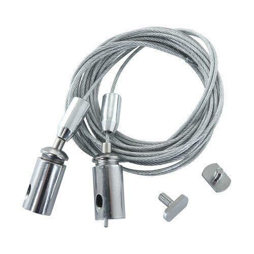 Комплект SR-U для підвісного кріплення профілю (трос 1м + кліпси по 2шт.)