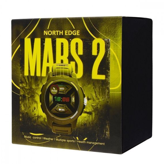 Смарт Годинник NORTH EDGE Mars 2 black | Зображення 1