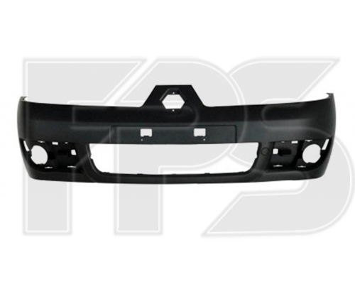 Бампер передний Renault Clio II / Symbol 06-12, черный (FPS) 7701209647