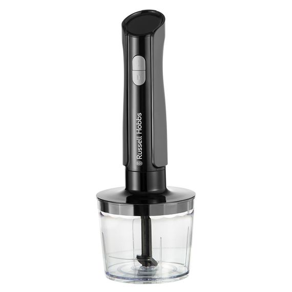 Блендер Russell Hobbs заглибний Desire Matte Charcoal, 500Вт, чаша-500мл, вінчик, міні-подріб., чорний (27141-56)