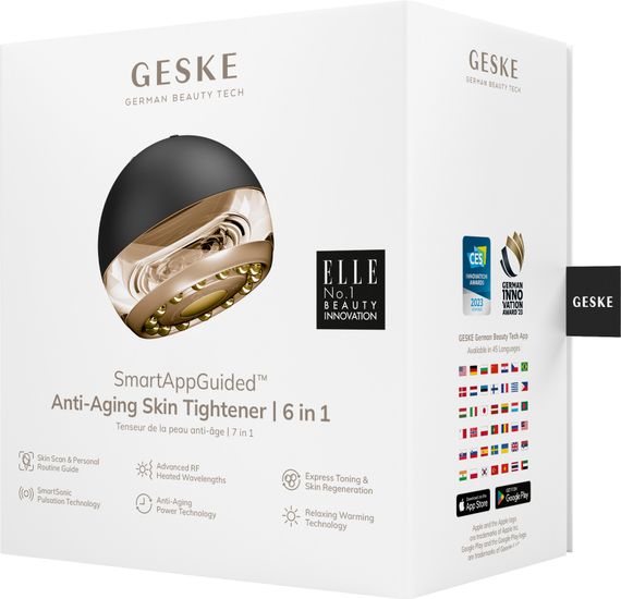 Масажер для підтяжки шкіри обличчя GESKE Anti-aging Skin Tightener 6в1 gray | Зображення 8