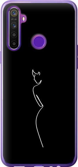 Чехол на Realme 5 Силуэт1 "4590u-1862-17620"