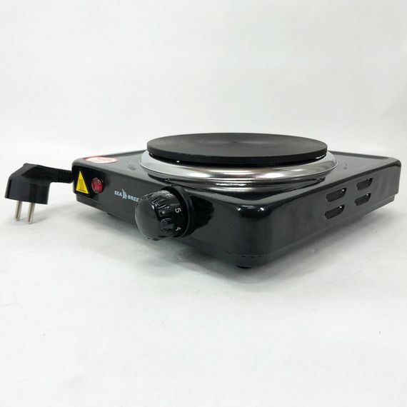 Настільна електро плита Sea Breeze SB-061 чорна | Плита домашня KQ-297 Плита побутова | Зображення 3