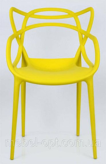 Кресло Masters Chair желтый пластик PP, дизайн Philippe Starck | Зображення 3