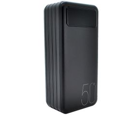 Універсальна мобільна батарея (УМБ) повербанк Torima TRM-1050 50000 mAh з ліхтариком чорна (TRM-1050_2350)