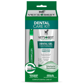 Набір для гігієни порожнини рота собак Vet's Best Dental Care Kit 103 мл