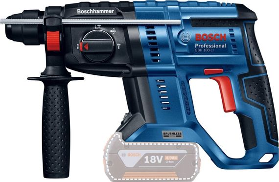 Bosch Набір інструменту Professional перфоратор GBH 180-LI + дриль-шуруповерт GSR 180-LI (0.615.990.M31) | Зображення 3