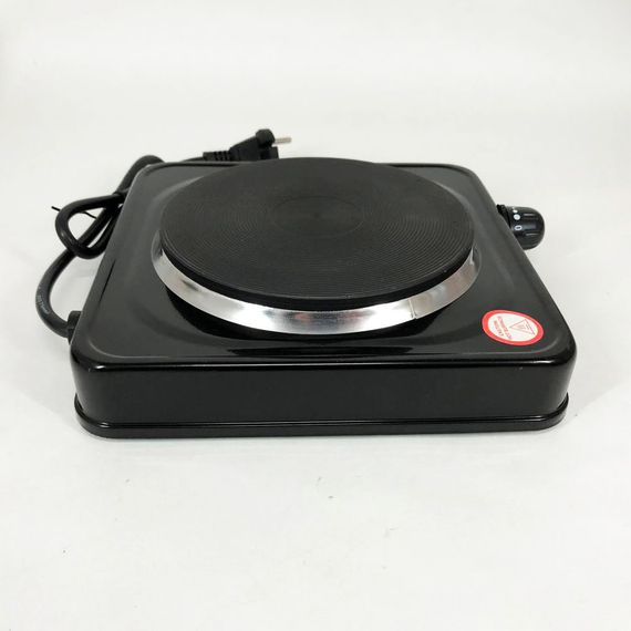 Плита електрична Suntera SP-1920, електроплита для дачі, електроплита 1000 w. Колір: чорний | Зображення 4