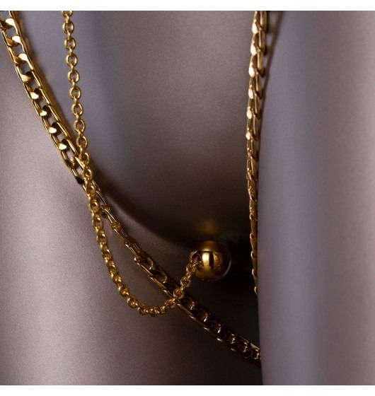 Пояс із золотими ланцюжками Upko Indulge In The Restraints Collection | Зображення 4