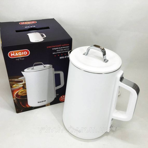 Якісний електрочайник для кухні MAGIO, Електрочайник на кухню, Чайник металевий для дому UO-90 | Зображення 3