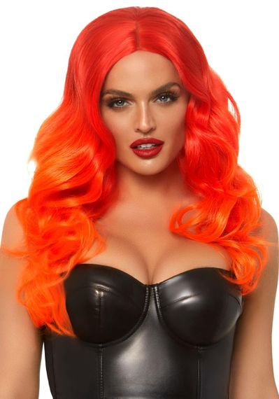 Рыжий парик омбре Leg Avenue Ombre long wavy wig, длинный, локоны, 61 см sexstyle