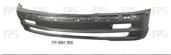 Бампер передний BMW 3 E46 98-01 (FPS) 51118195284