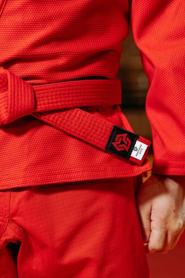 Кімоно для грепплінгу червоне, TM "Kintayo", 160 зріст, щільність 450 гр/м.кв. | Зображення 3