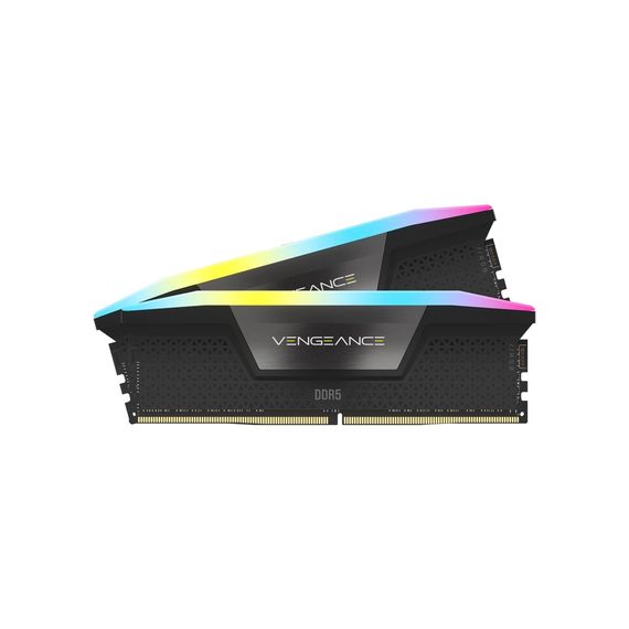 Модуль пам'яті для комп'ютера DDR5 64GB (2x32GB) 5600 MHz Vengeance RGB Corsair (CMH64GX5M2B5600Z40K) | Зображення 1