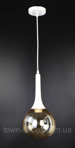 Люстра потолочная подвесная в стиле LOFT (лофт) 11810/1-wh-am Белый 40-110х17х17 см.