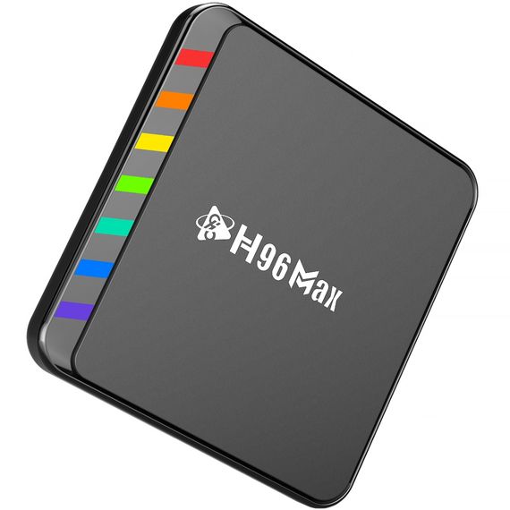 TV Медіаплеєр H96 MAX W2 4/32Gb/ Amlogic S905W2/ Android 11/ WiFi 2.4G+5G/BT:5.0/ LAN:100M/ чорний | Зображення 8