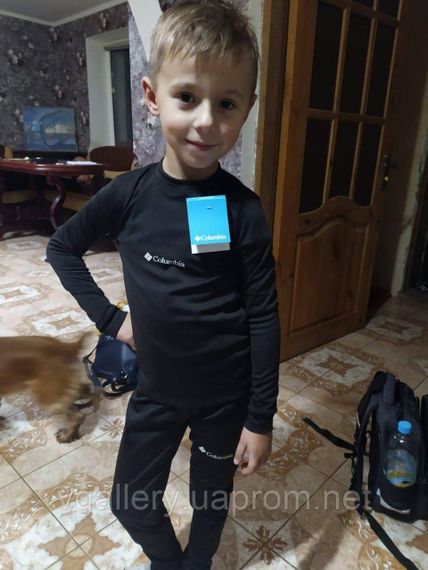 Детский комплект термобелья Columbia на флисе с начесом ростом 110-164 | Зображення 3