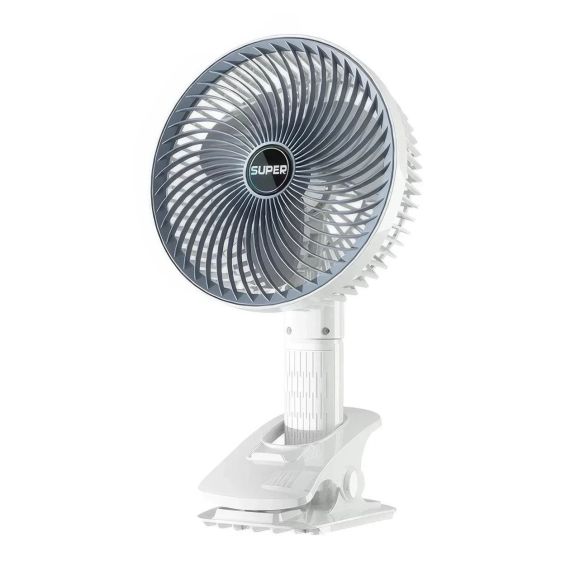 Вентилятор міні портативний Desktop Fan Multi-function акумуляторний із прищіпкою Білий RD-2227 | Зображення 1
