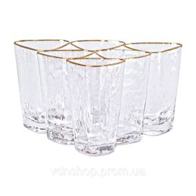 Набір з 6 склянок, 450 мл, для лимонаду, води, соку та коктейлів HP-16-25