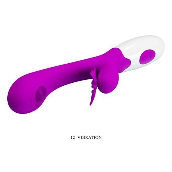 Вібратор - Pretty Love Moth Clitoris Vibrator Purple Sex Aura | Зображення 3