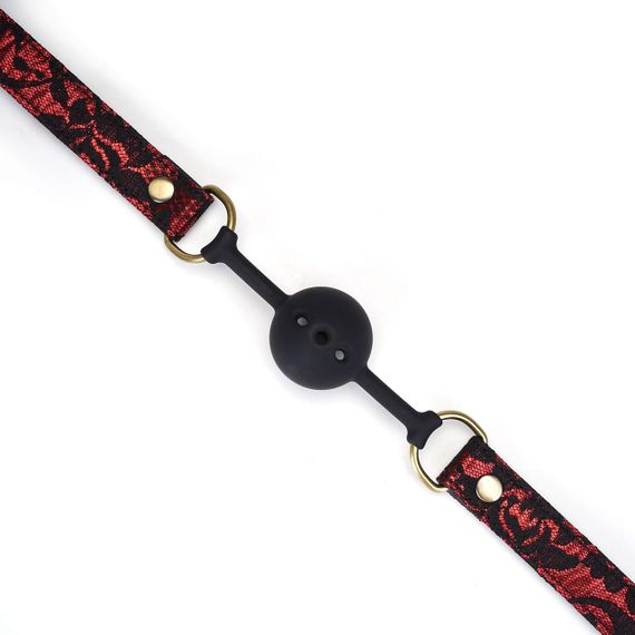 Повітропроникний кляп Liebe Seele Victorian Garden Ball Gag Sex Aura | Зображення 3
