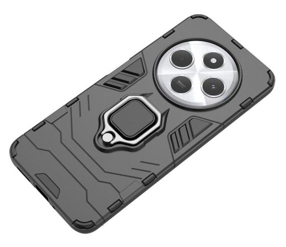 Чехол бампер Primolux Ring Armor для Xiaomi Redmi 14C 4G - Black | Зображення 2