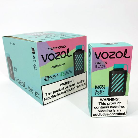 VOZOL 10000 смак Зелене Яблуко Ківі (Green Blast) (ws57893-4) | Зображення 6