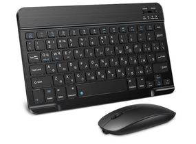 Бездротовий комплект Primo NB01 Bluetooth клавіатура і мишка - Black