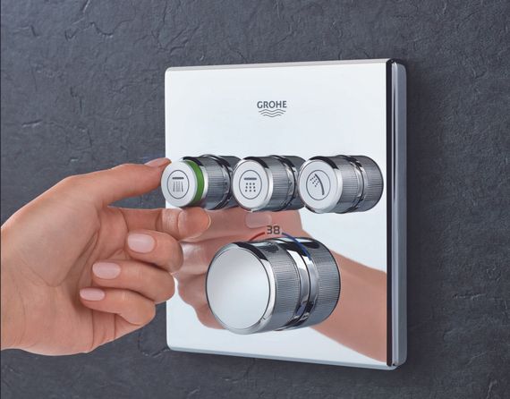 Термостат прихованого монтажу на 3 споживача Grohe Grohtherm SmartControl (29126000) | Зображення 2