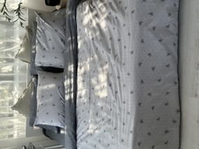 Постельное белье евро Dushka Home Муслин 41043 200х220 см