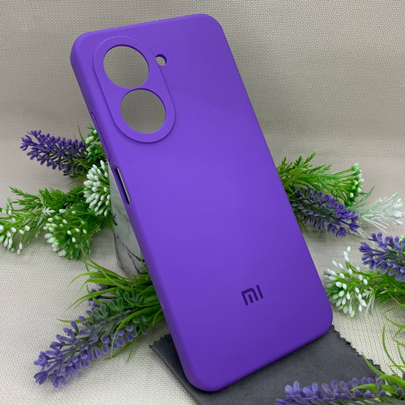 Чохол з логотипом для Xiaomi Redmi A5 | Протиударний | Soft Touch | Фіолетовий