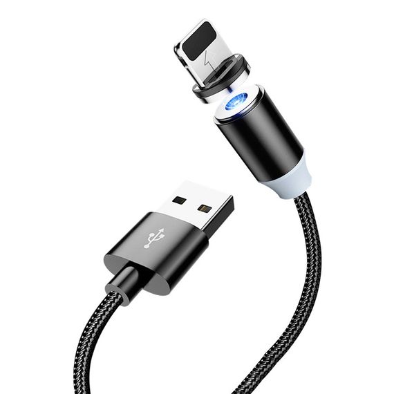 Магнитный кабель Kaku KSC-306 USB - Lightning 1m - Black