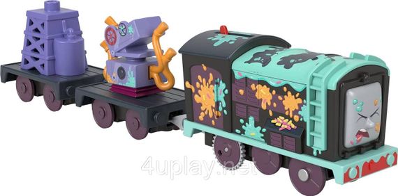 Паровозик Томас і друзі Моторизований поїзд Дизель Оригінал Thomas & Friends Motorized Frosting Diesel Engine | Зображення 3