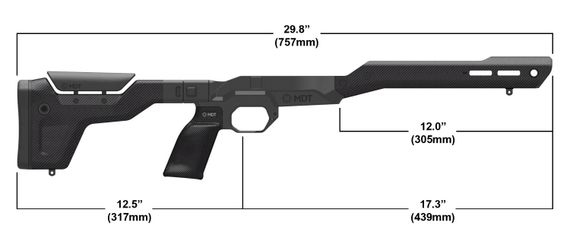 Ложе MDT HNT-26 для Remington 700 SA Black | Зображення 6