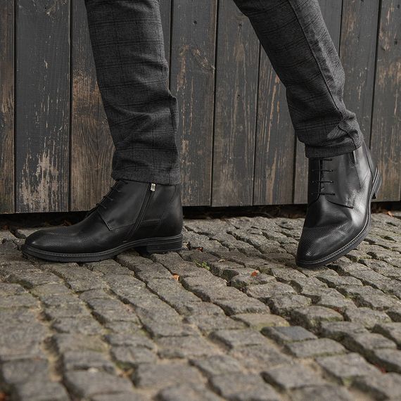 Чоловічі зимові черевики з Туреччини 41 розмір. Теплі оксфорди! | Зображення 8