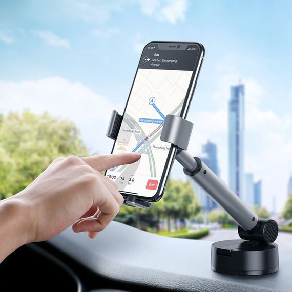 Держатель в машину Baseus Simplism Gravity Car Mount With Suction Base | Зображення 3