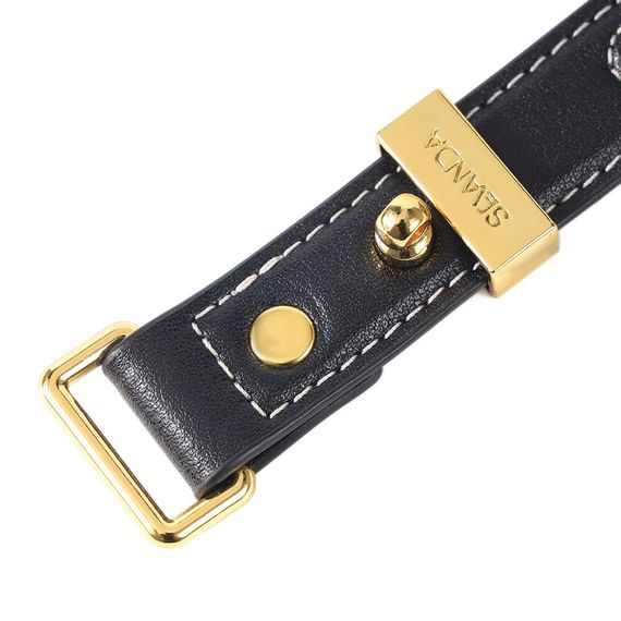 Повідець LOCKINK SEVANDA Love Heart Butterfly Leather Collar Set - Black | Зображення 6