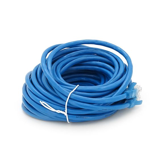Патч-корд литой RITAR, UTP, RJ45, Cat.6.10m, синий, Cu (медь) | Зображення 1