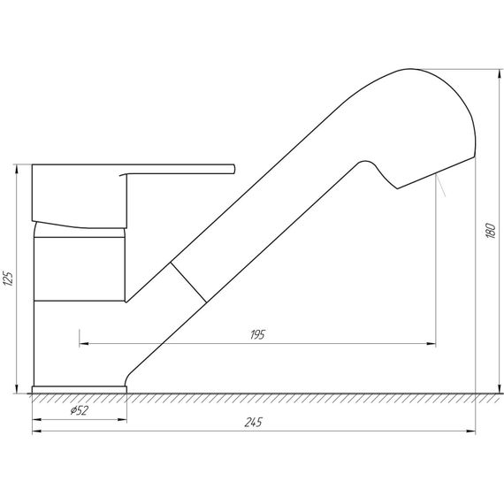 Змішувач для кухні Globus Lux QUEENSLAND GLQU-0107 | Зображення 4