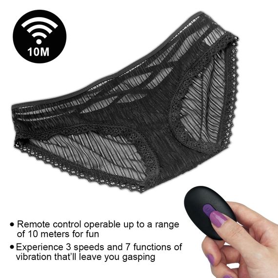 Вібротрусики - IJOY Rechargeable Remote Control Lace Panty sexstyle | Зображення 4