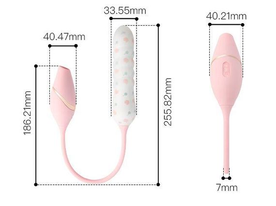 Пульсатор з вакуумним стимулятором KISTOY Cathy Plus на гнучкій зчіпці Sex Aura | Зображення 2