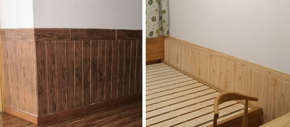 3Д панель шпалери під дерево самоклеючі 700х700х6 мм Золоте дерево | Зображення 7