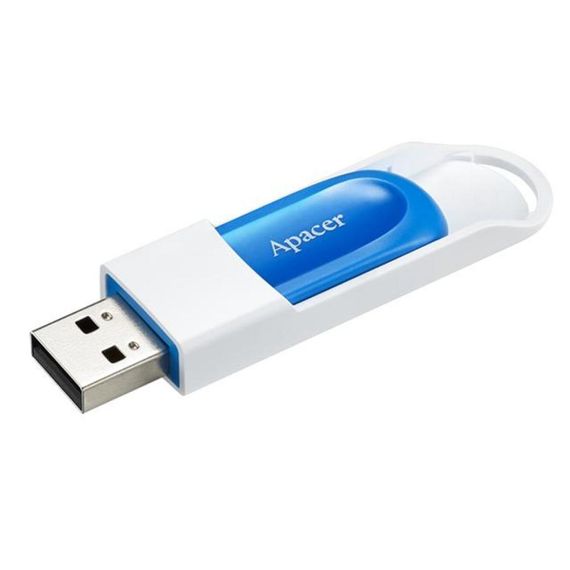 USB флеш накопичувач Apacer 64GB AH23A White USB 2.0 (AP64GAH23AW-1) | Зображення 2