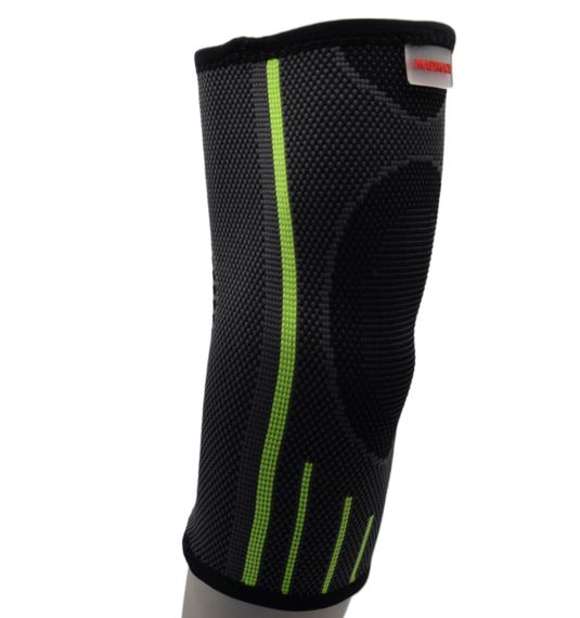 Компресійний налокітник MadMax MFA-283 3D Compressive elbow support Dark grey/Neon green S | Зображення 4