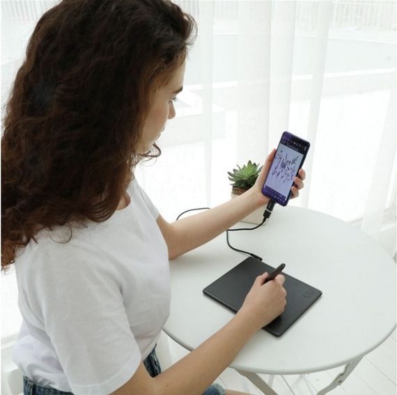 Графический планшет Huion HS64 ,Black (HS64) | Зображення 4
