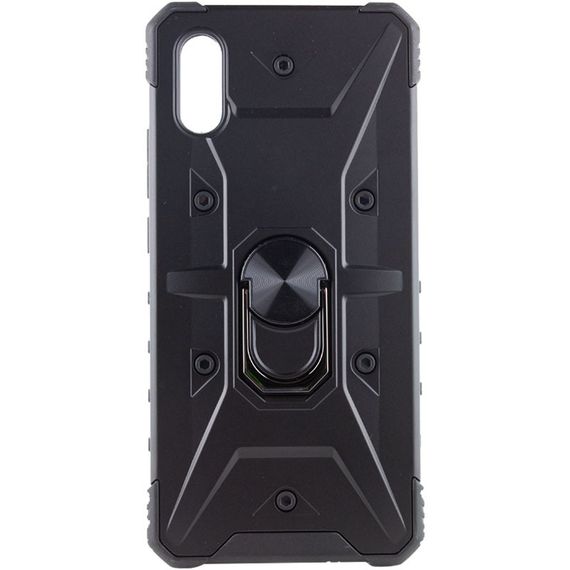Ударостійкий чохол Pathfinder Ring для Xiaomi Redmi 9A Чорний / Black