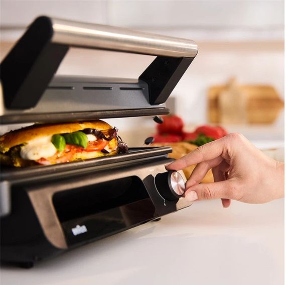 Электрогриль Braun MultiGrill 5 CG5033IGY 2000 Вт серебристый | Зображення 7