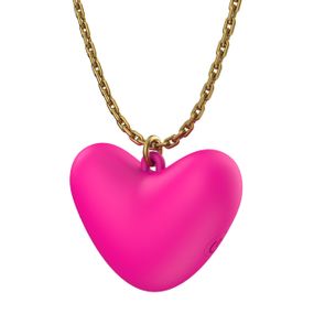 Міні-вібратор кліторальний Every Night Toys Eileen у формі серця рожевий, 10 режимів вібрації Sex Aura