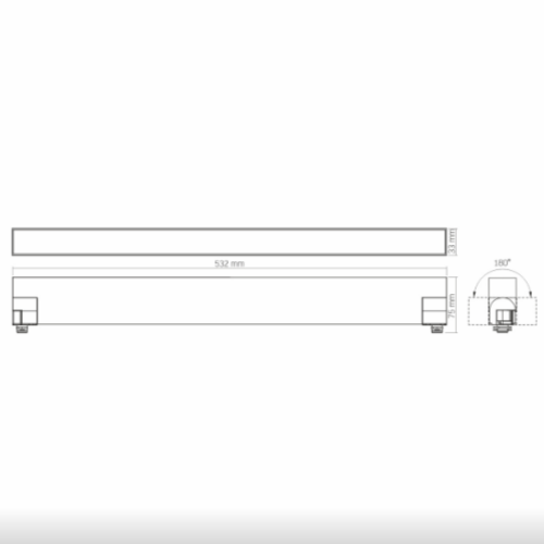 LED Світильник трековий 30W 4100К 220V VL-TR05-304B Videx | Зображення 3